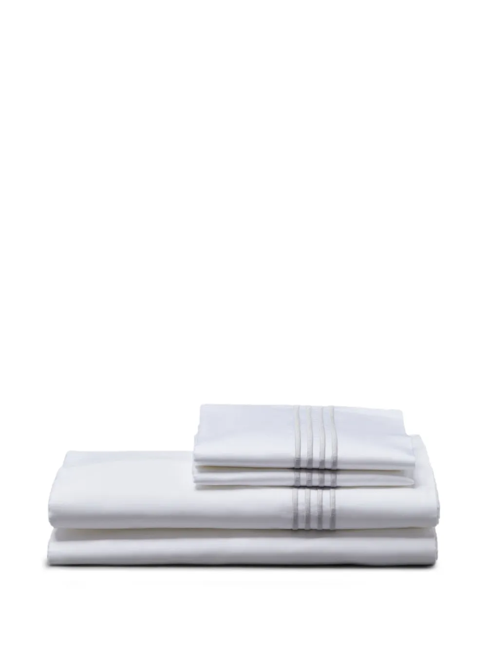 Thom Browne stripe-detail bedding (set of four) (270cm x 320cm) | White | Image 1