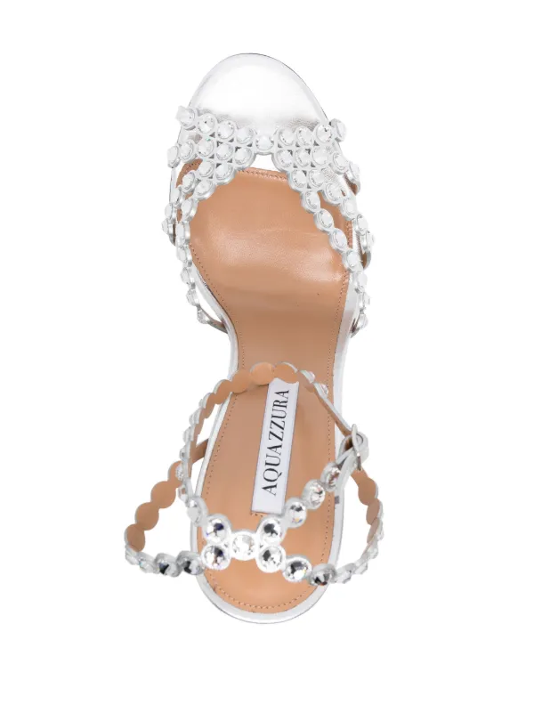 Aquazzura tequila best sale embellished high sandals