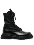 DSQUARED2 lace-up leather combat boots - Black