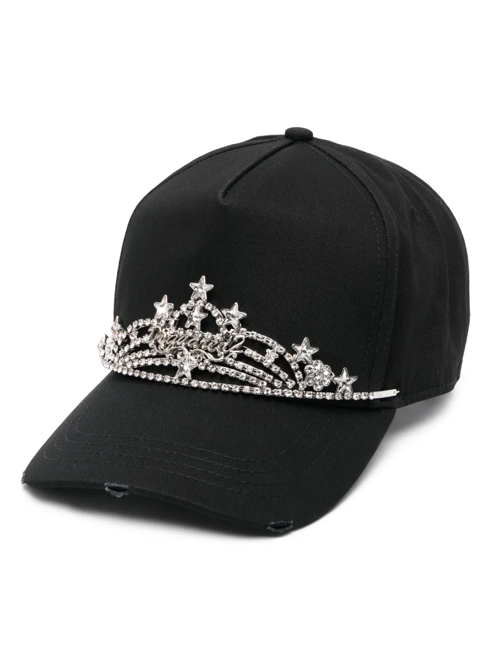 Dsquared2 Pet met kroondetail Zwart