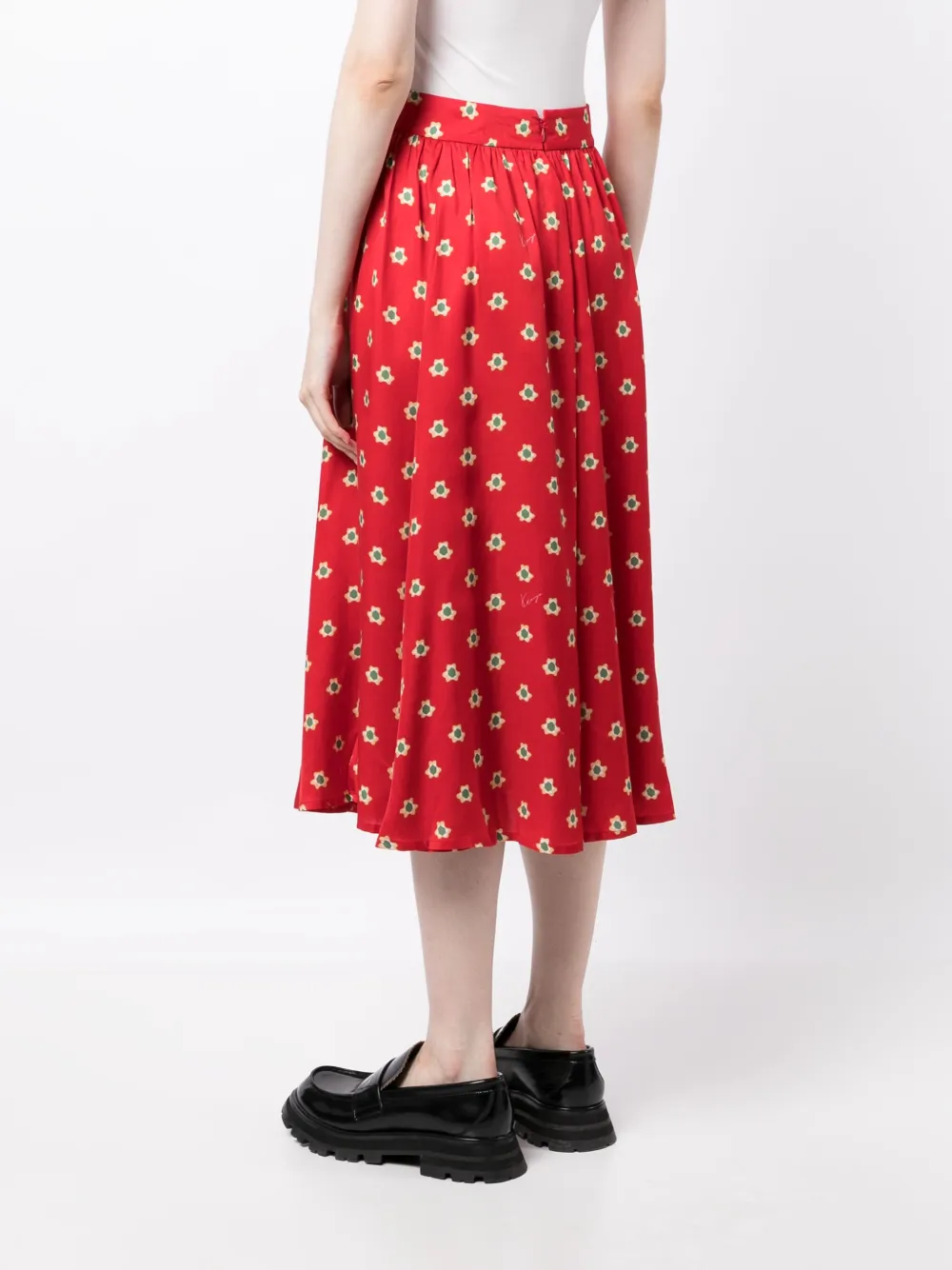 Affordable Kenzo floral-print high-waist midi skirt Women