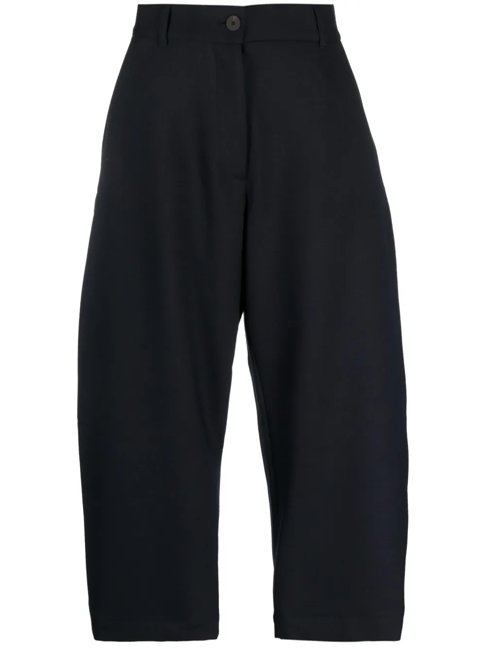 Studio Nicholson Cropped broek Blauw
