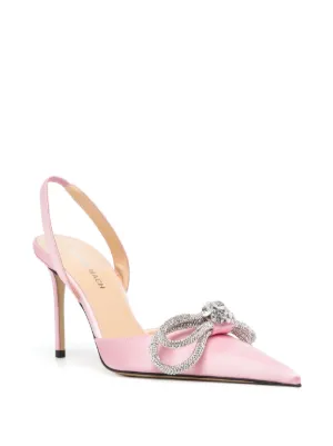 【関税込み】MACH & MACH ブルー Crystal Bow ボディスーツ FARFETCH - The Global Destination For Modern Luxury