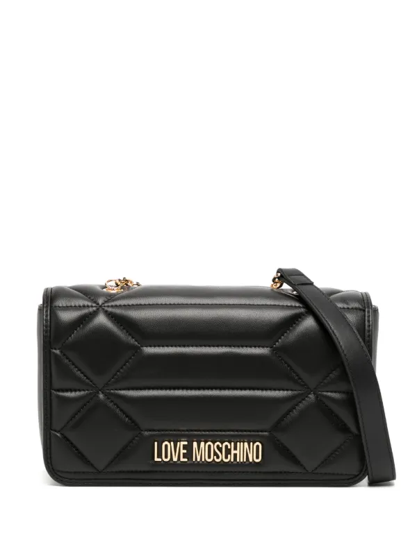 Moschino quilted leather shoulder bag new arrivals