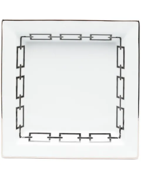 GINORI 1735 square-shape ceramic tray 