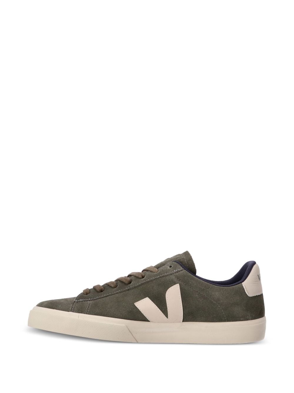 Shop Veja Campo Suede Sneakers In Green
