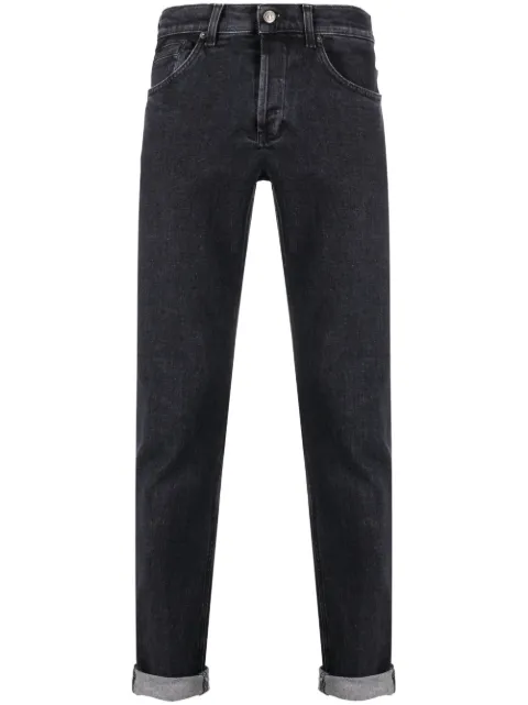 DONDUP turn-up cuffs slim-cut jeans