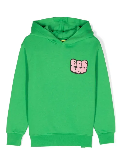 Barrow kids logo-print cotton hoodie