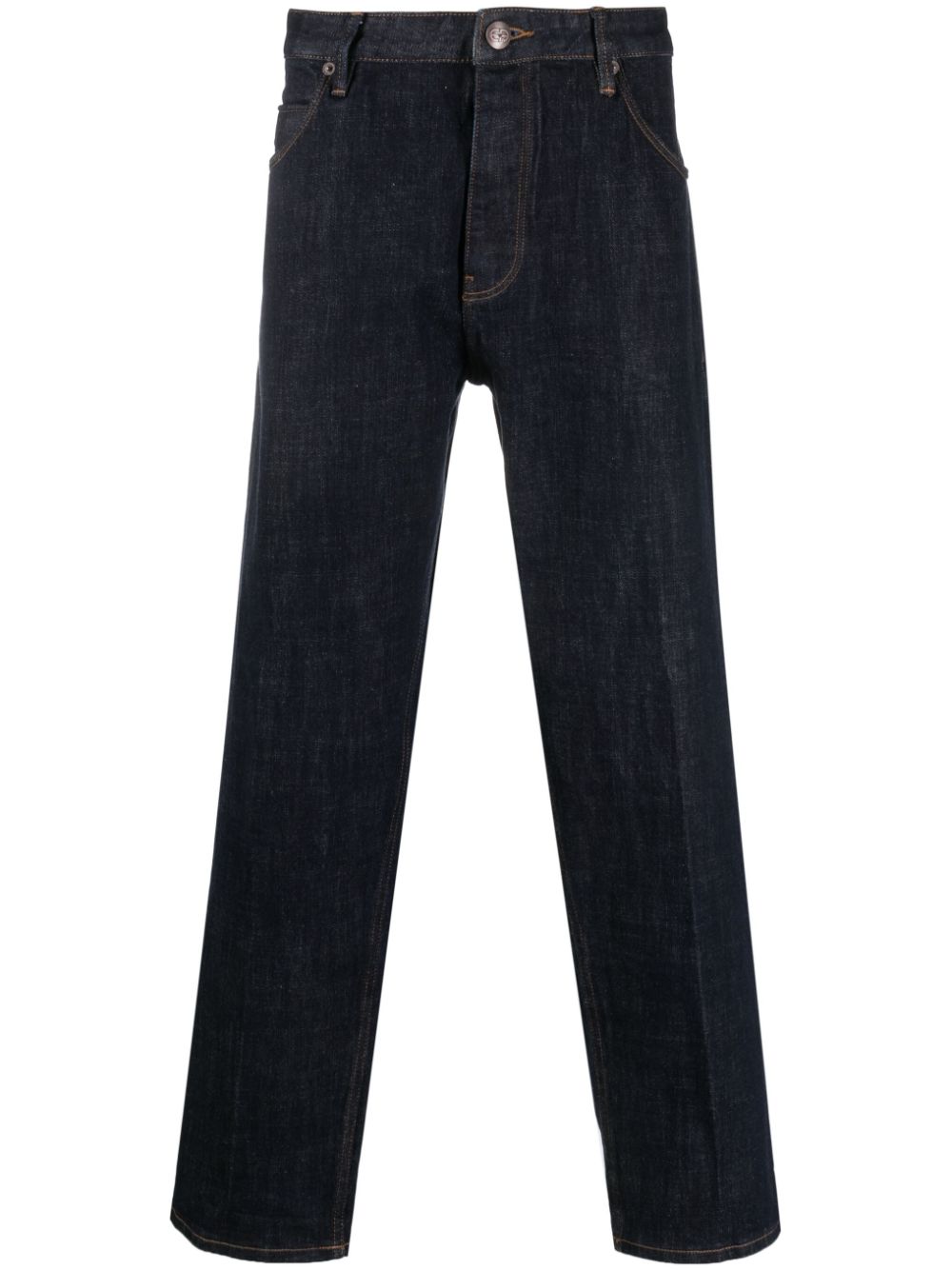 Emporio Armani mid-rise straight-leg jeans Men