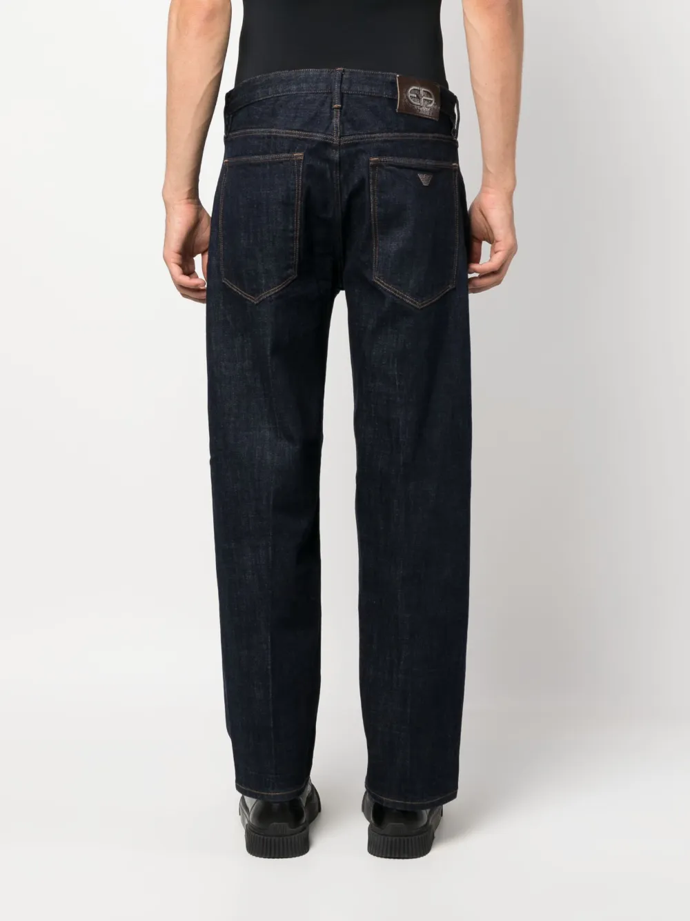 Emporio Armani mid-rise straight-leg jeans Men