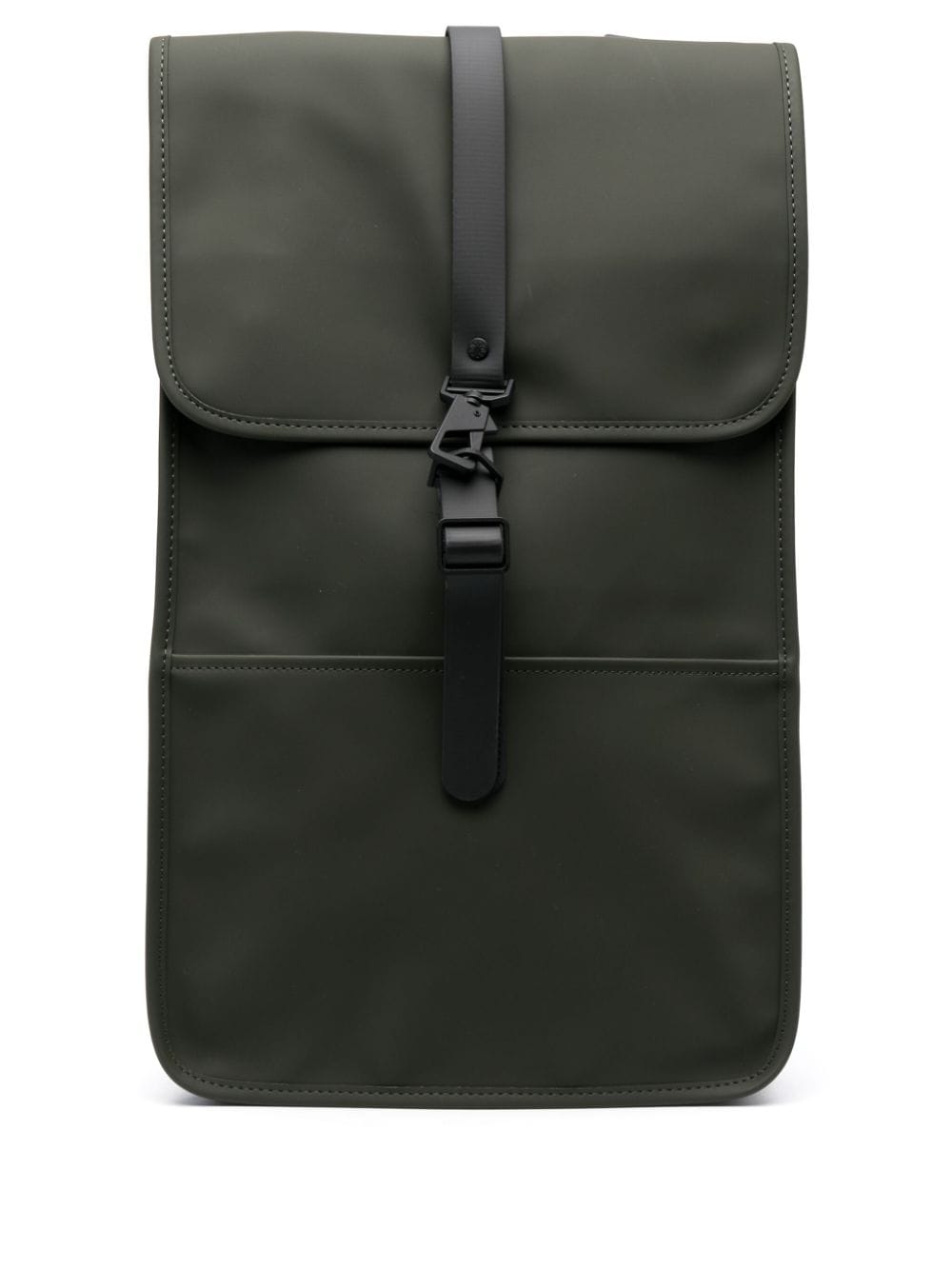 Rains Large Foldover-top Backpack In Green