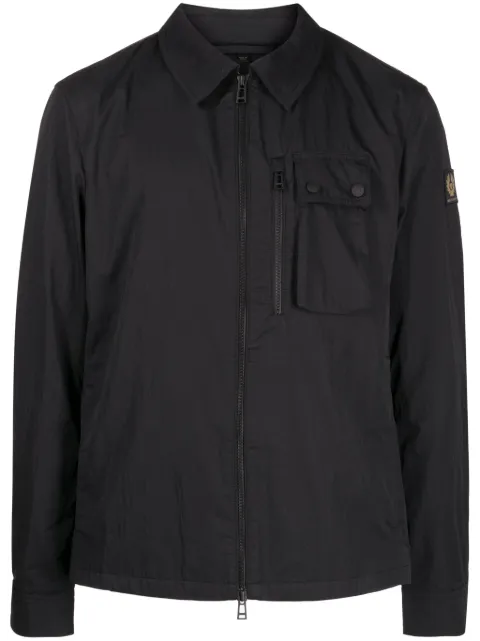 Belstaff Rail logo-patch zip-fastening jacket