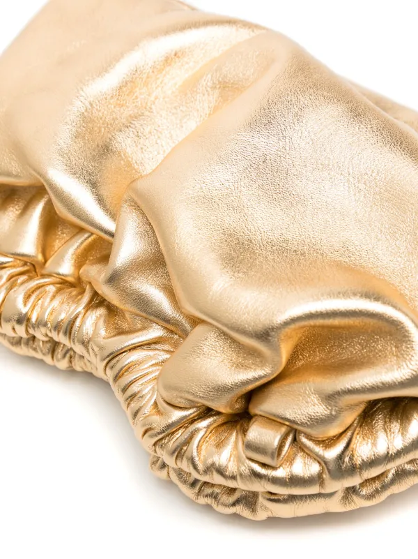 Mansur Gavriel Mini Cloud Clutch Bag | Metallic | FARFETCH