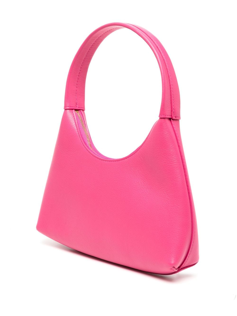 Shop Mansur Gavriel Mini Candy Hobo Leather Bag In Pink
