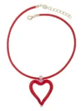 Sandralexandra XL Heart Of Glass cord necklace - Gold