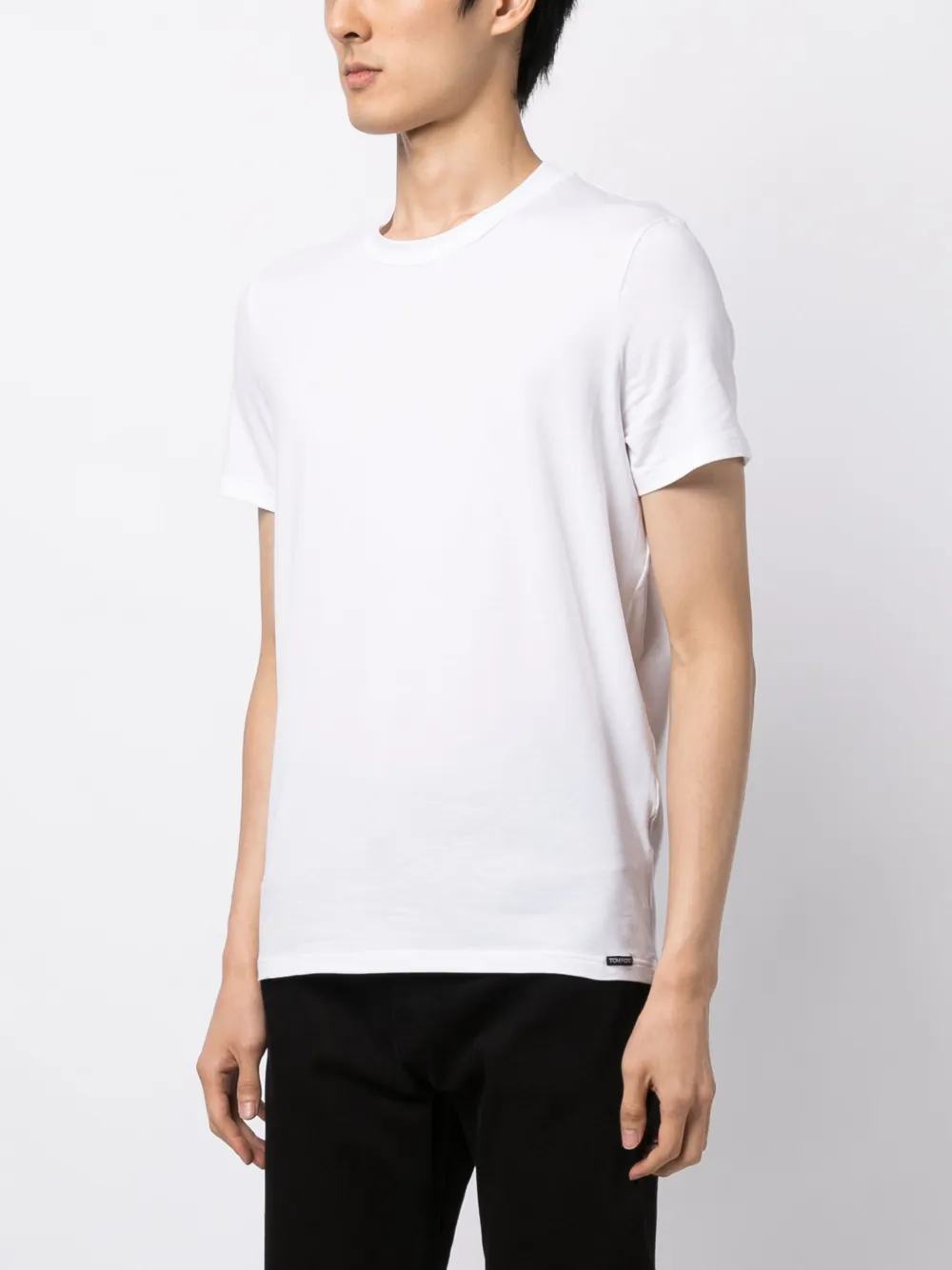 Cheap TOM FORD logo-applique jersey T-shirt Men