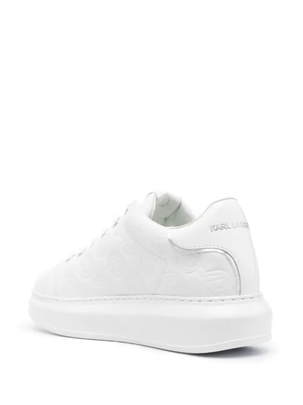 Karl Lagerfeld モノグラム スニーカー | ホワイト | FARFETCH JP