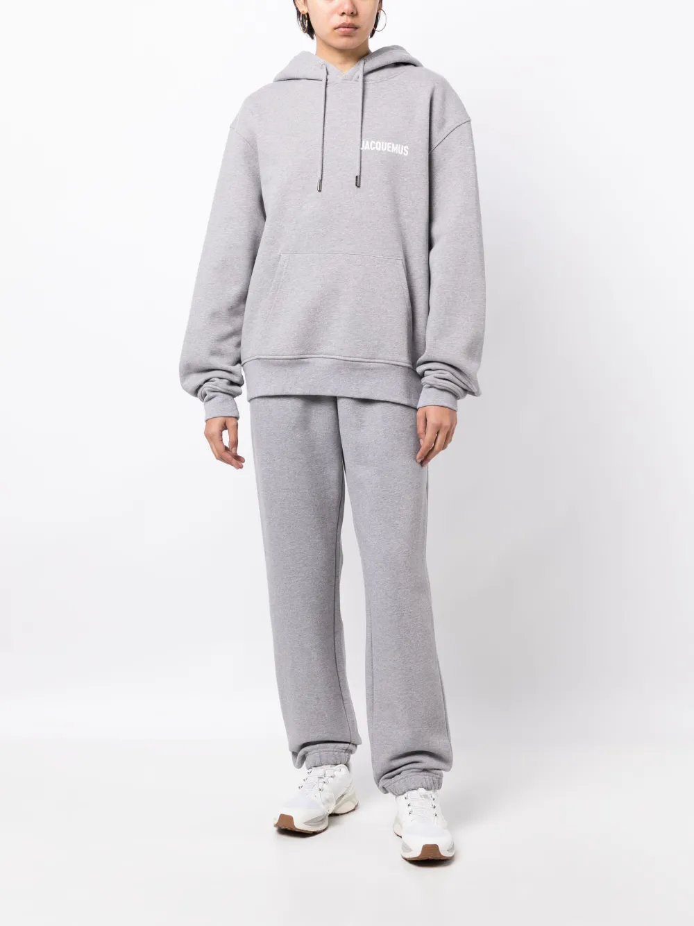 Jacquemus logo-print track pants - Grijs