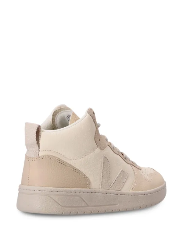 VEJA Baskets Montantes V-15 Chromefree Blanc FARFETCH FR