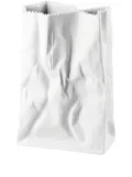 Rosenthal mini Bag porcelain vase (18cm) - White