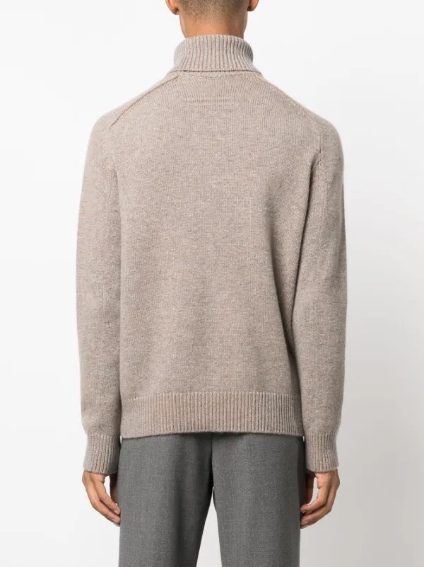 Zegna タートルネック カシミアセーター | ニュートラル | FARFETCH JP