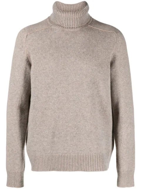Zegna roll-neck cashmere jumper
