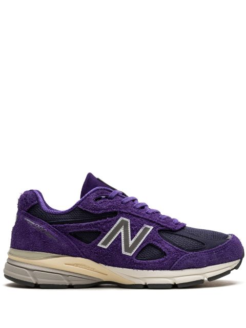 hype New Balance 990v4 suede "Purple" sneakers 