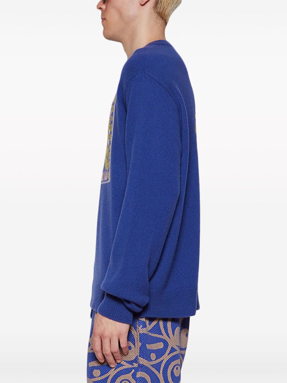 Shop The Elder Statesman Complexity Theory Cashmere Jumper In Blau