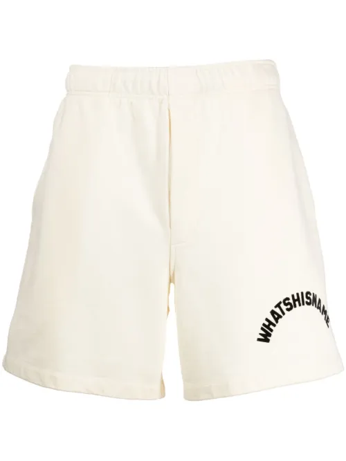 Short de sport en coton à logo imprimé - BODE - Modalova