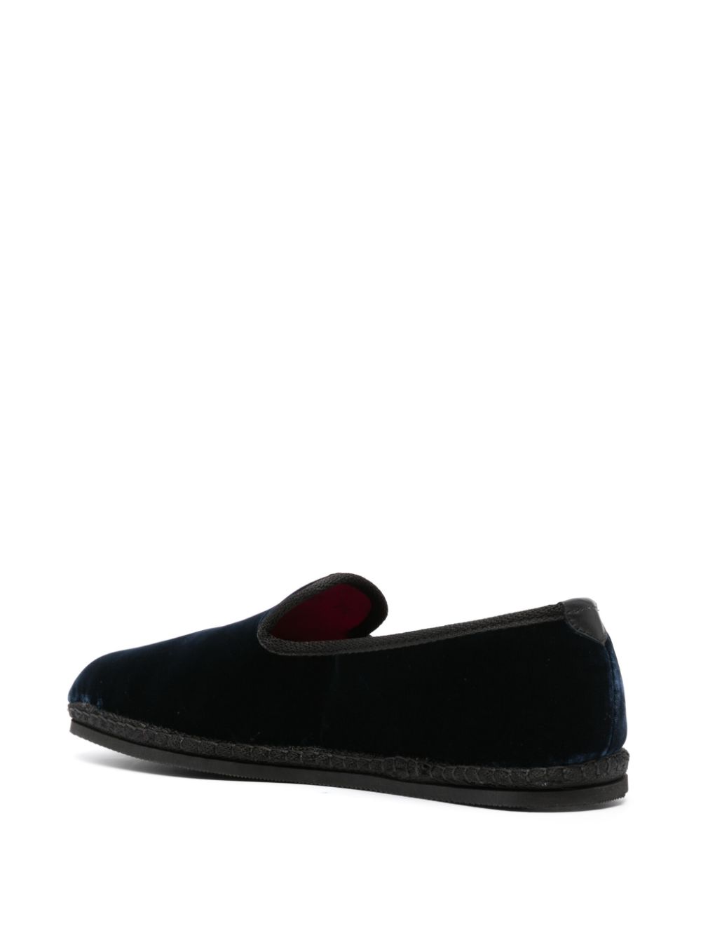 Mens black deals velvet slippers