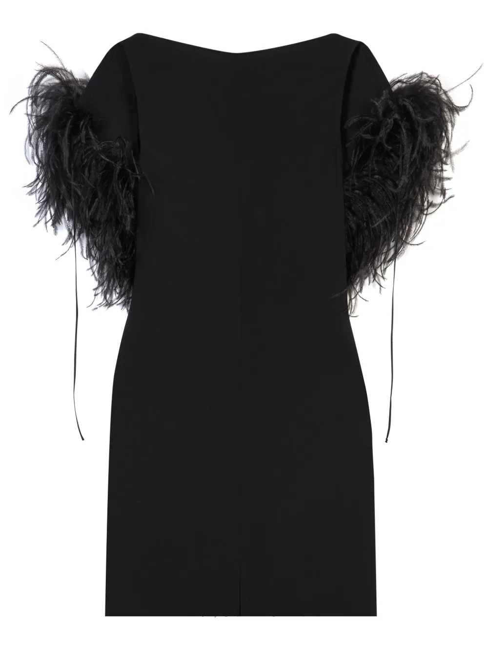 16Arlington Nerine feather-detail minidress
