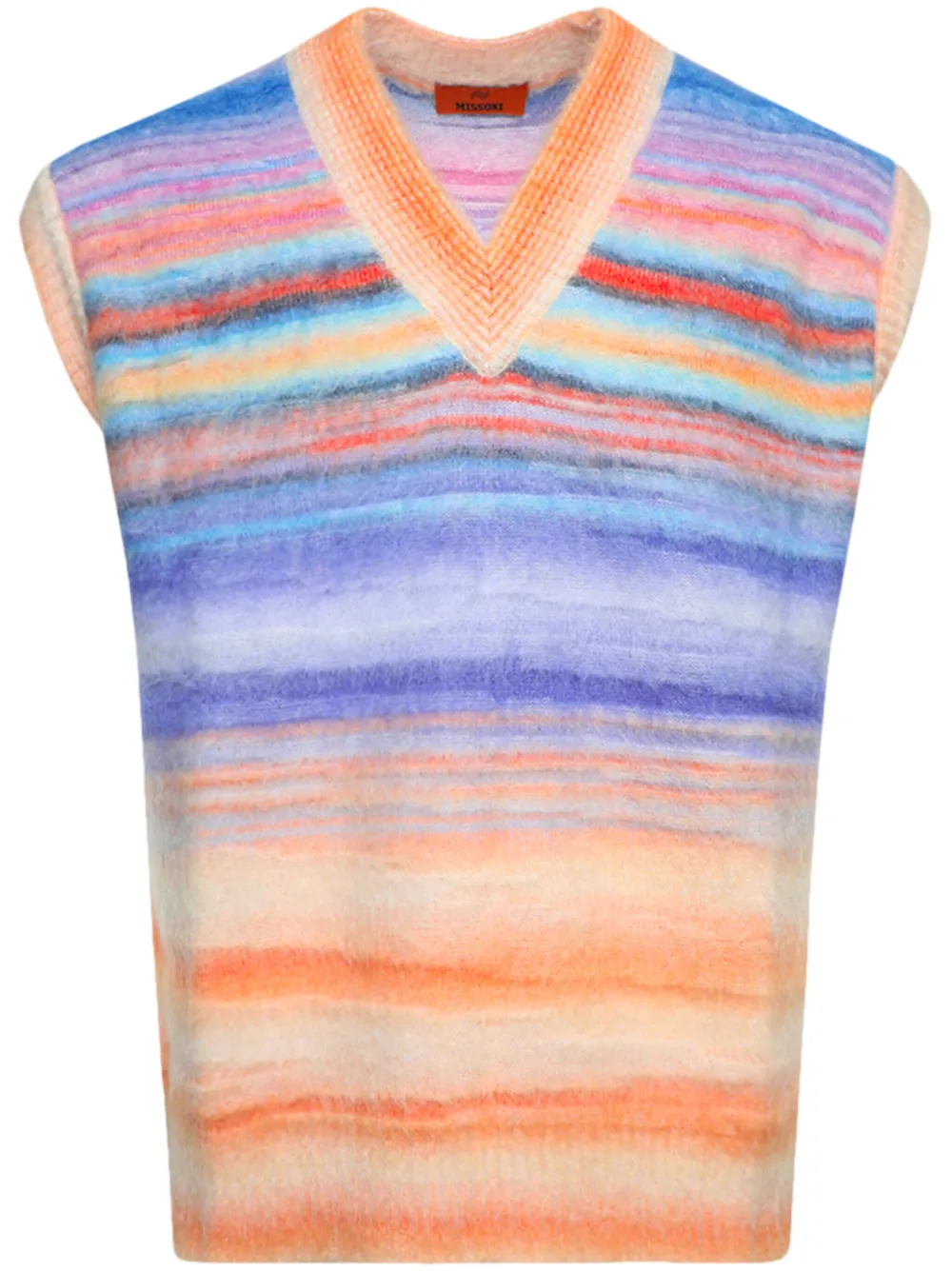 Missoni Knitted Vest In Neutral