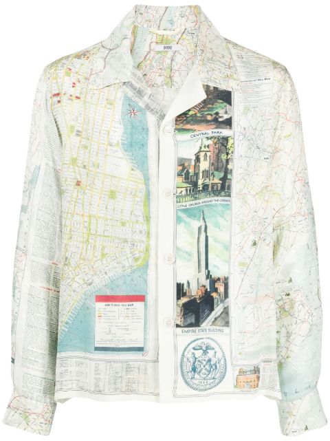 BODE New York City Map shirt