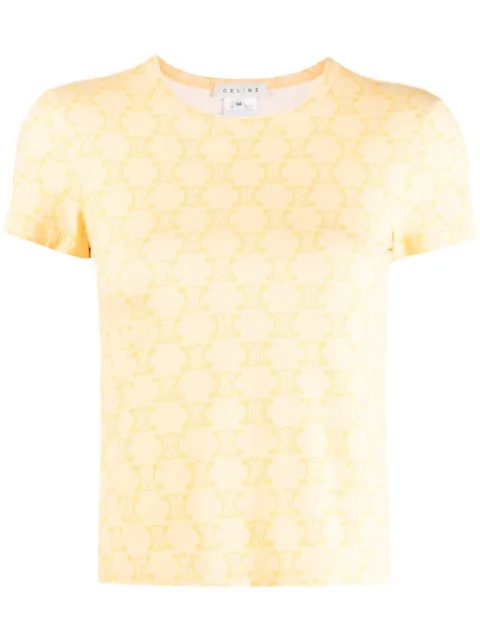 Céline Pre-Owned 1990-2000s Macadam-print T-shirt
