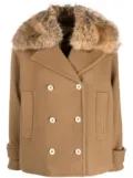 Michael Michael Kors double-breasted peacoat - Brown