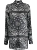 Golden Goose bandana-print shirt - Grey