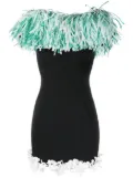 PUCCI fringe-trim mini dress - Black