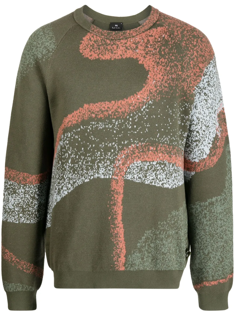 PS Paul Smith Intarsia trui Groen