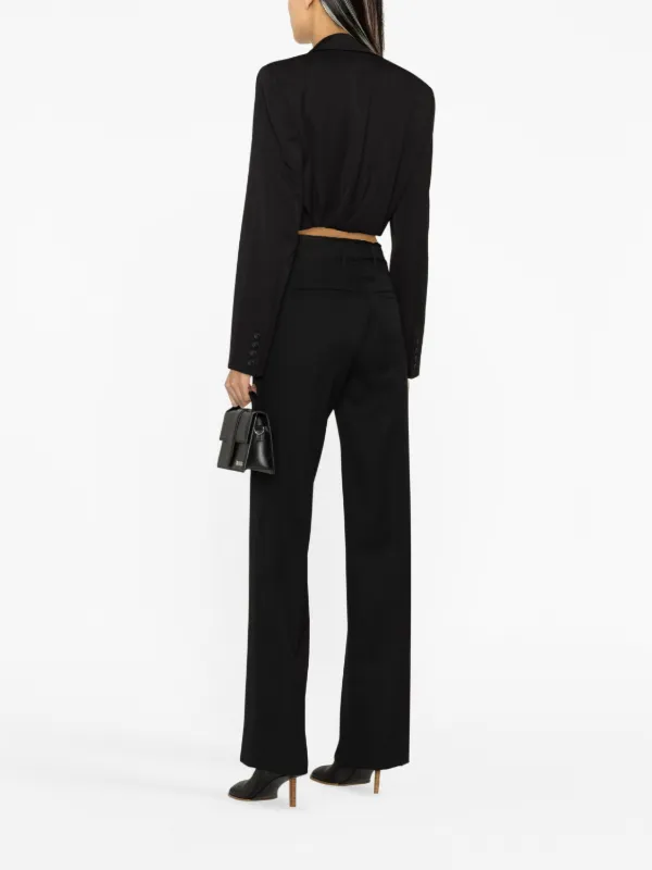 Jacquemus Le Pantalon Ficelle straight-leg Trousers | Black