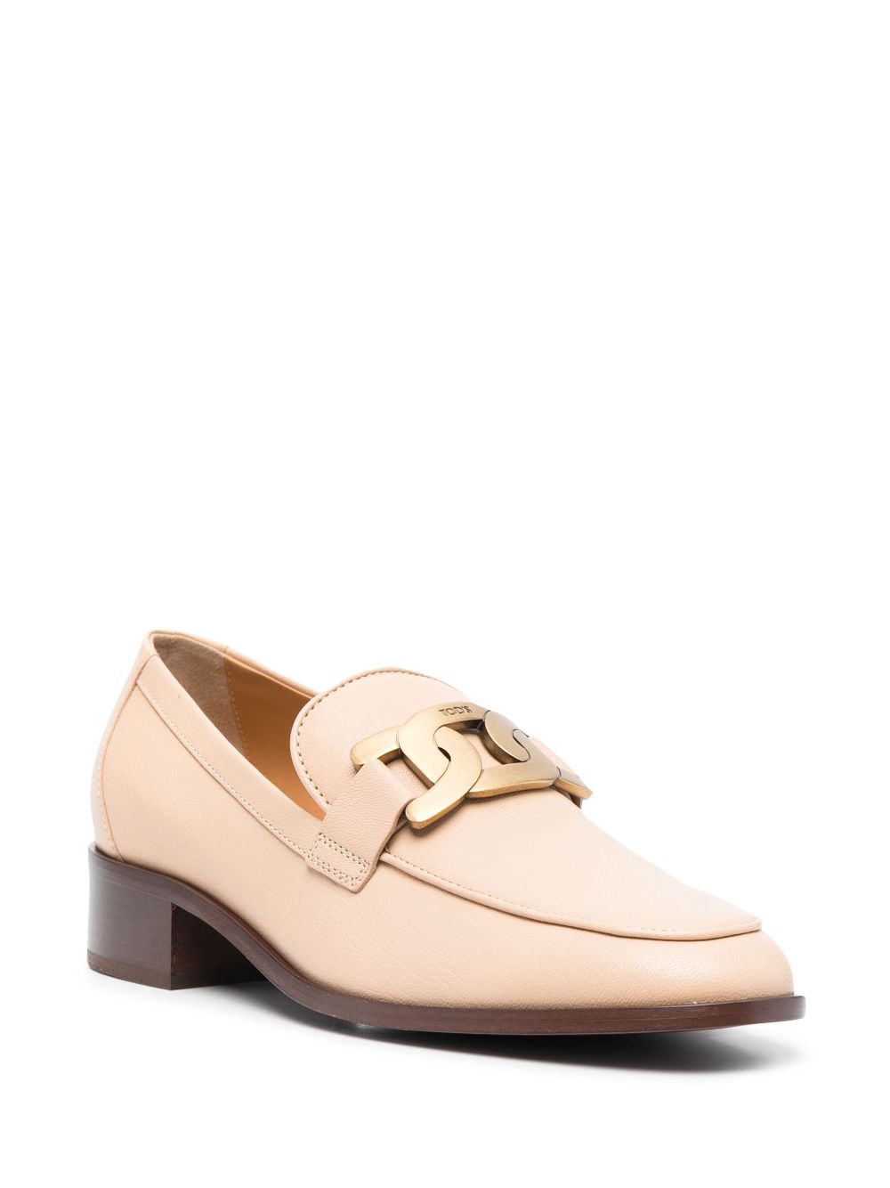 Image 2 of Tod's chain-link leather loafers