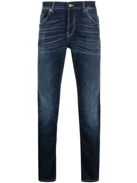 DONDUP mid-rise slim-cut jeans