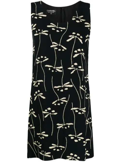 Robe courte à fleurs (années 1990-2000) - CHANEL Pre-Owned - Modalova
