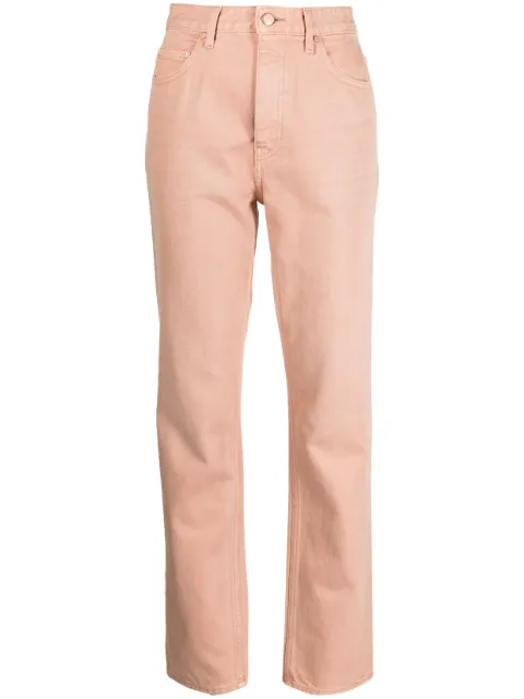 Ulla Johnson jeans rectos con tiro medio
