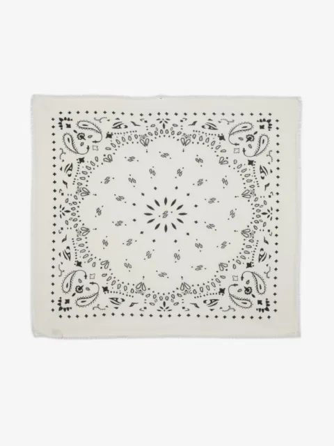 kujten Hachiko paisley-print cashmere scarf