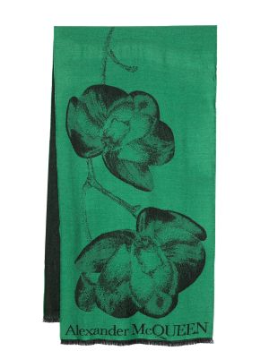 Green alexander hotsell mcqueen scarf