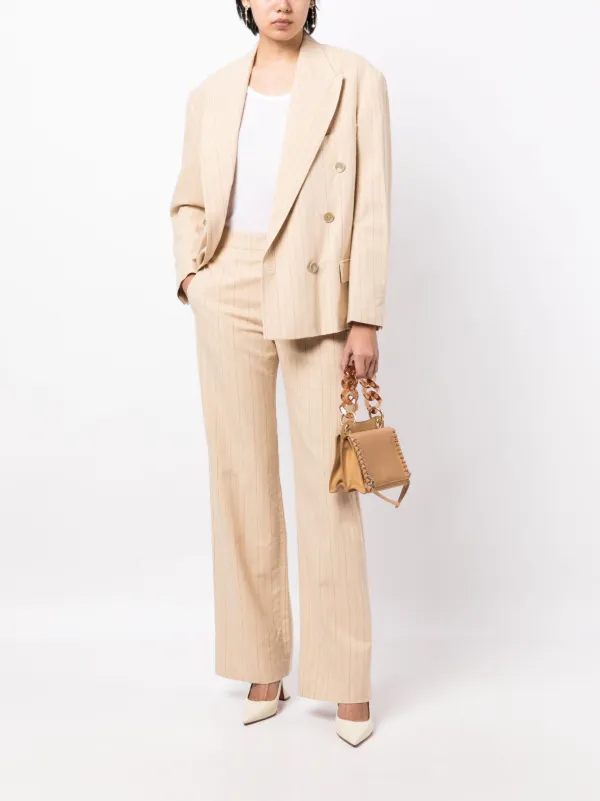 ISABEL MARANT Scarly Tailored Trousers | Yellow | FARFETCH PT