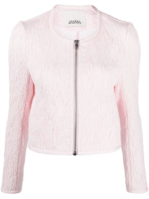 ISABEL MARANT Palmire zip-up cropped jacket