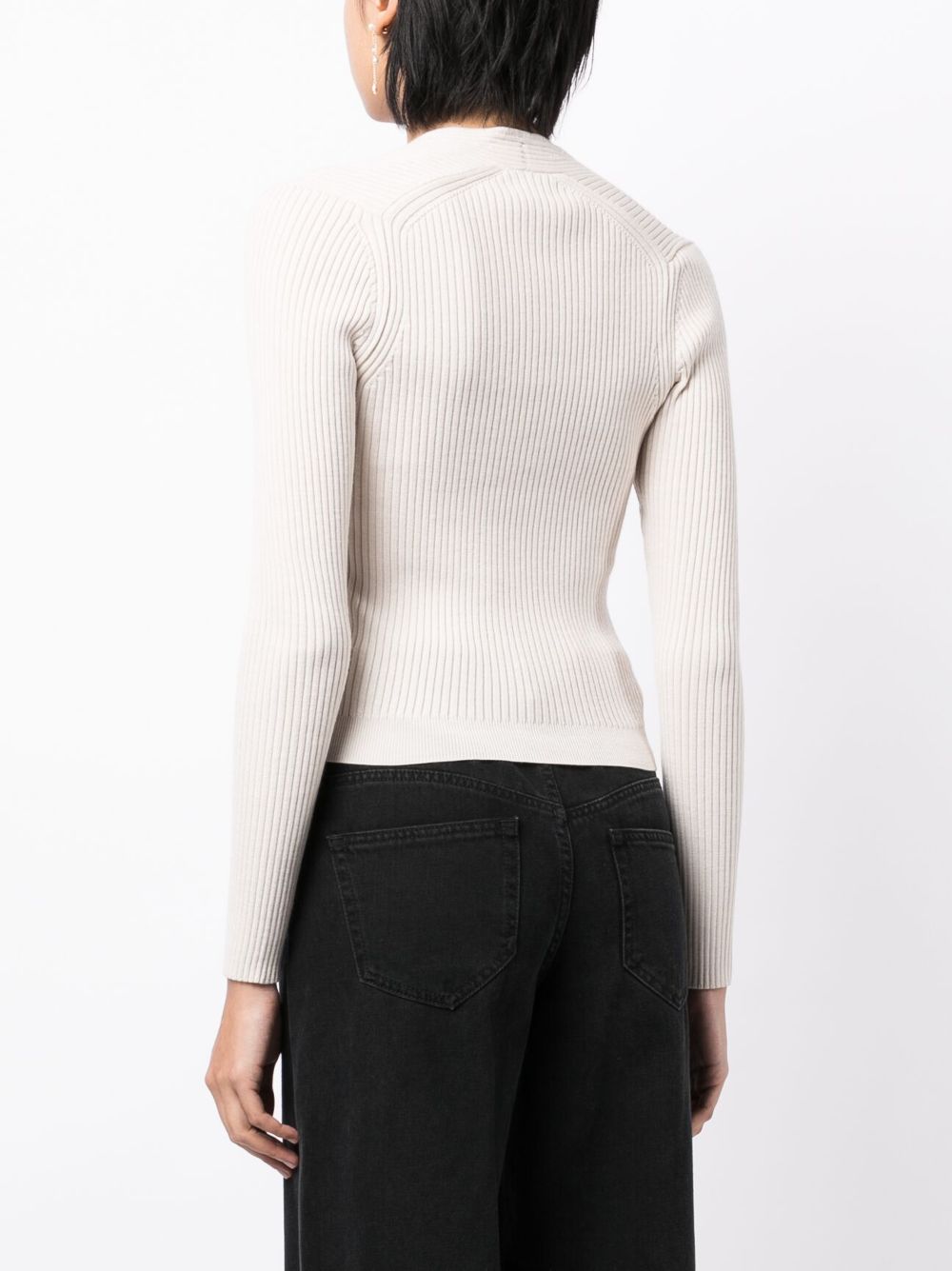 ISABEL MARANT Zelie ribbed zip-up cardigan Women