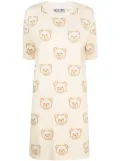 Moschino Toy-bear motif T-shirt dress - Neutrals