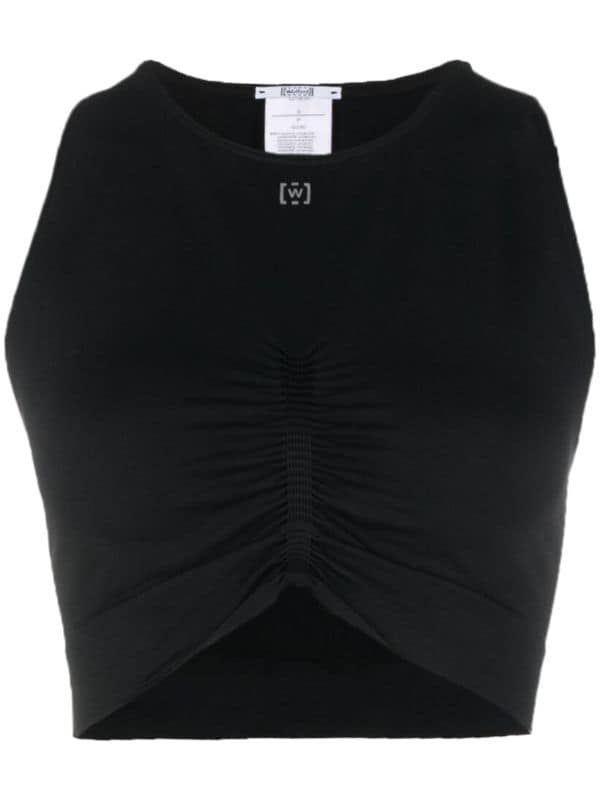 Wolford ruched detailing Performance Top Farfetch